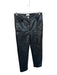 Wilfred Size 2 Black Polyester Vegan Leather Straight Leg High Waist Pants Black / 2