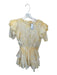 Loveshackfancy Size XS Yellow & White Cotton Lace Detail Scrunch Waist Dress Yellow & White / XS