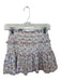 Loveshackfancy Size S Pink & Purple Cotton Floral Ruffle Mini scrunch Skirt Pink & Purple / S
