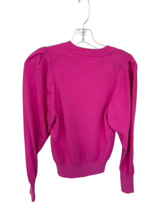 Isabel Marant Size 34/XS Hot pink Cotton & Wool Long Sleeve Sweater Hot pink / 34/XS
