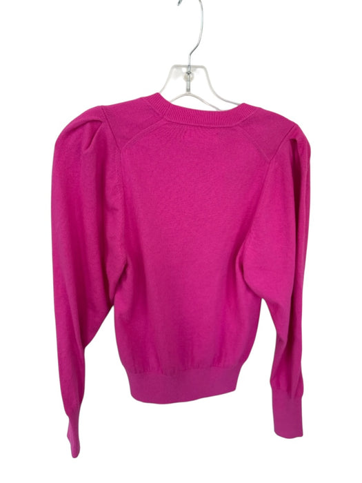 Isabel Marant Size 34/XS Hot pink Cotton & Wool Long Sleeve Sweater Hot pink / 34/XS