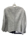 Lafayette 148 Size 1X Gray Wool Blend Tweed Zip Up silver hardware Jacket Gray / 1X