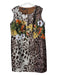 Lafayette 148 Size 16 Brown, Silver, & Multi Polyester Blend Animal Print Dress Brown, Silver, & Multi / 16