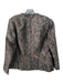 Lafayette 148 Size 16W brown multi Polyester Blend Shoulder Pads Piping Jacket brown multi / 16W