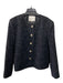 Lafayette 148 Size 16 Black Multi Wool Blend Textured Gold Tone Hardware Jacket Black Multi / 16