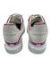 Alexander McQueen Shoe Size 39 White & Purple Leather Lace Up Platform Sneakers White & Purple / 39