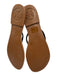 Tory Burch Shoe Size 8 Brown & Black Leather Flip Flop Thong Strap Flat Sandals Brown & Black / 8