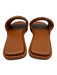 Tory Burch Shoe Size 8 Brown Leather Slide Logo Open Toe Flat Sandals Brown / 8