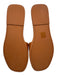 Tory Burch Shoe Size 8 Brown Leather Slide Logo Open Toe Flat Sandals Brown / 8