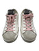 Golden Goose Shoe Size 40 White, Pink, Gray Leather Lace Up Distressed Sneakers White, Pink, Gray / 40