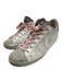 Golden Goose Shoe Size 40 White, Pink, Gray Leather Lace Up Distressed Sneakers White, Pink, Gray / 40