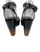 Jimmy Choo Shoe Size 40.5 Black & Beige Patent Leather Platform Wedge Sandals Black & Beige / 40.5