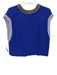 Staud Size S Blue, Black, White Cotton & Acrylic Sleeveless Sweater top Knit Top Blue, Black, White / S