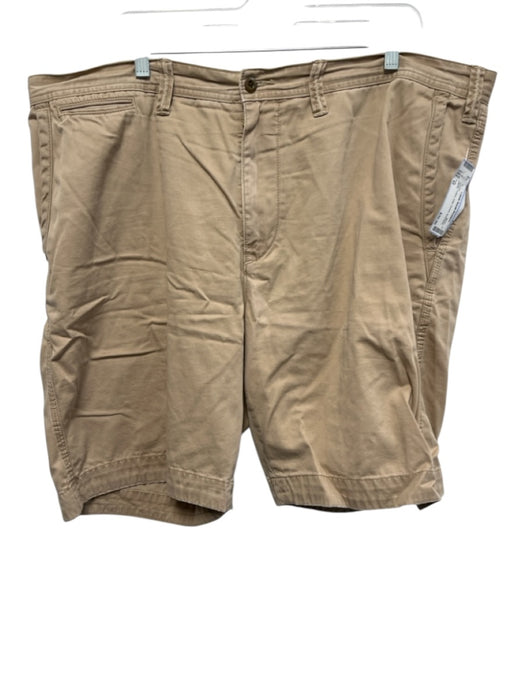 Polo Size 42 Beige Cotton Solid Khakis Men's Shorts Beige / 42