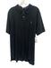 Polo Size XXL Black Cotton Solid Polo Men's Short Sleeve Black / XXL