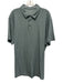 Vuori Size Est XL Green Synthetic Heathered Athletic Polo Men's Short Sleeve Green / Est XL
