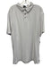 Vuori Size XXL White Synthetic Solid Athletic Polo Men's Short Sleeve White / XXL