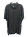 Vuori Size XXL Dark Gray Synthetic Heathered Athletic Polo Men's Short Sleeve Dark Gray / XXL