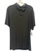 Vuori Size Est XXL Black Synthetic Solid Athletic Polo Men's Short Sleeve Black / Est XXL