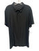 Vuori Size Est XXL Black Synthetic Solid Athletic Polo Men's Short Sleeve Black / Est XXL