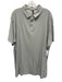Vuori Size Est XXL Gray Synthetic Solid Athletic Polo Men's Short Sleeve Gray / Est XXL