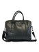 Boss Black Leather Pebbled Satchel Men's Bag Black