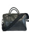 Boss Black Leather Pebbled Satchel Men's Bag Black