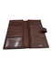 Tumi AS IS Brown Leather Solid Card Holder Men's Accessories Brown