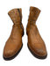 Magnanni Shoe Size 10.5 Brown Leather Solid Boot Men's Shoes Brown / 10.5