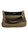 Eric Javits Beige, Black & Gold No Fabric Tag Woven Metallic Thread Shoulder Bag Beige, Black & Gold