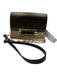 Diane Von Furstenberg Black & Gold Tone Leather Upper Flap Top Side Pocket Bag Black & Gold Tone / Mini