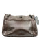 Rebecca Minkoff Pink Leather Metallic Magnetic Snap Closure Satchel Shoulder Bag Pink