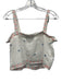 Sezane ama Andion Size 34 White & Multi Cotton & Linen Sleeveless Short Set White & Multi / 34