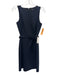 Theory Size 0 Navy Blue Wool Blend Sleeveless Knee Length Sheath Dress Navy Blue / 0