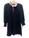 Pomander Place Size S Navy & white Polyester & Cotton Long Sleeve Buttons Dress Navy & white / S