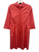 Tuckernuck Size S Pink Cotton Long Sleeve Button Up Knee Buckle Dress Pink / S