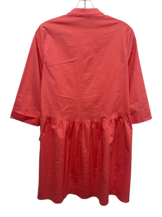Tuckernuck Size S Pink Cotton Long Sleeve Button Up Knee Buckle Dress Pink / S