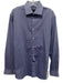 John Varvatos Size 16.5 Blue Cotton Blend Solid Spread Collar Long Sleeve Shirt Blue / 16.5