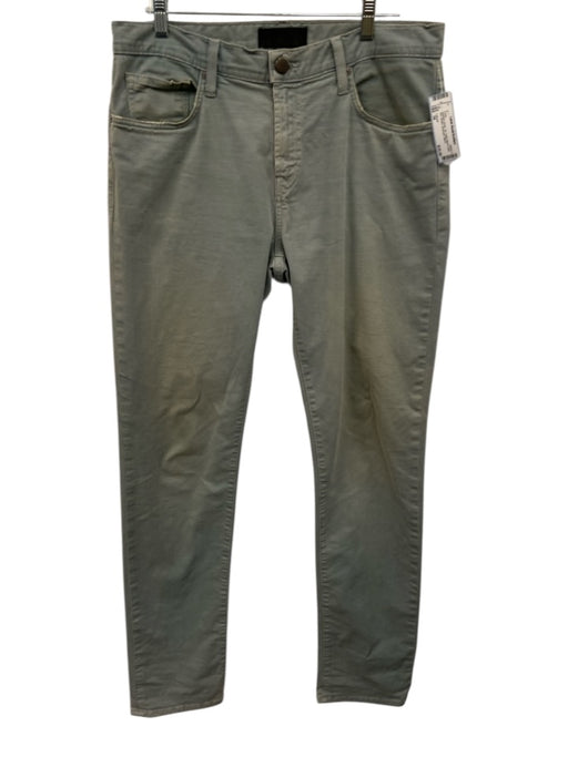 J Brand Size 34 Seafoam Green Cotton Blend Solid Slim Khakis Men's Pants Seafoam Green / 34