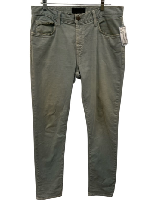 J Brand Size 34 Seafoam Green Cotton Blend Solid Slim Khakis Men's Pants Seafoam Green / 34