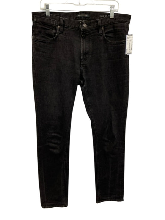 John Varvatos Size 34 Black Cotton Blend Solid Slim Jean Men's Pants Black / 34