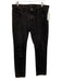 John Varvatos Size 34 Black Cotton Blend Solid Slim Jean Men's Pants Black / 34