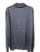 Peter Millar Size XXL Navy Blue Wool Solid Quarter Zip Men's Long Sleeve Shirt Navy Blue / XXL