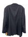 Boss Navy Blue Wool Solid 2 Button Men's Blazer Navy Blue / 48L