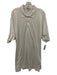 Peter Millar Size XXL White Cotton Solid Polo Men's Short Sleeve White / XXL