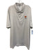 Peter Millar Size XXL White & Purple Synthetic Boats Polo Men's Short Sleeve White & Purple / XXL