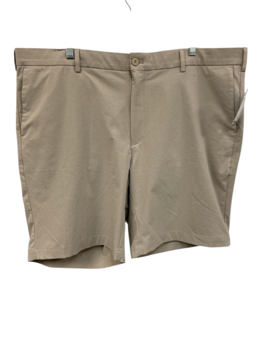 Peter Millar Size 42 Beige Synthetic Solid Athletic Khakis Men's Shorts Beige / 42