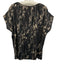 Lafayette 148 Size M Black & Cream Polyester Sleeveless Printed Pants Set Black & Cream / M