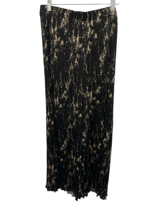 Lafayette 148 Size M Black & Cream Polyester Sleeveless Printed Pants Set Black & Cream / M
