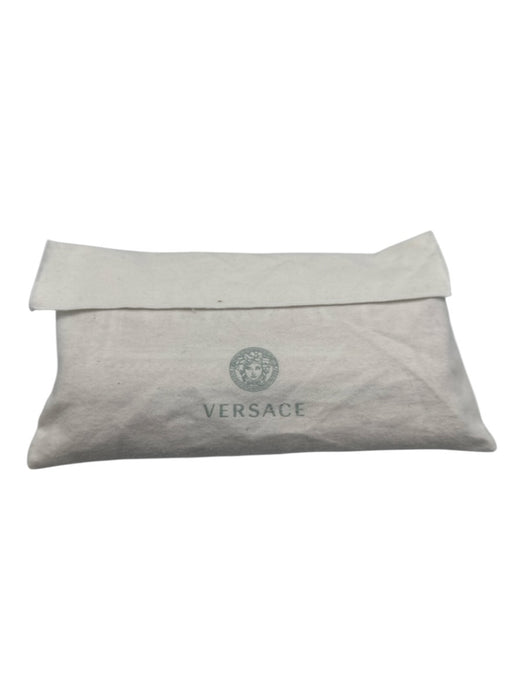 Versace Red & White Leather checkered trim Snap Closure flap Wallets Red & White